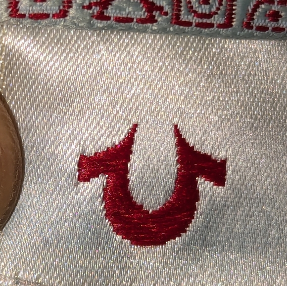 True Religion  Section Johnny Row Seat Relaxed Jeans Boot Leg Size:32 - Picture 6 of 11